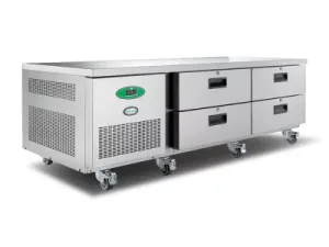 Foster LL2/4H/14-116 4 Drawer Low Level Stainless Steel Refrigerated Counter 279 Litres - islandcatering