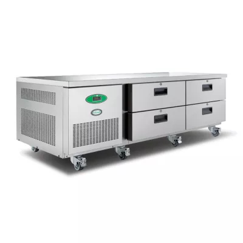 Foster LL2/4H/14-116 4 Drawer Low Level Stainless Steel Refrigerated Counter 279 Litres - islandcatering