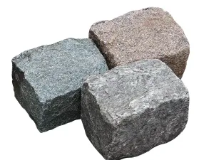 Zweedse granietkeien gebruikt