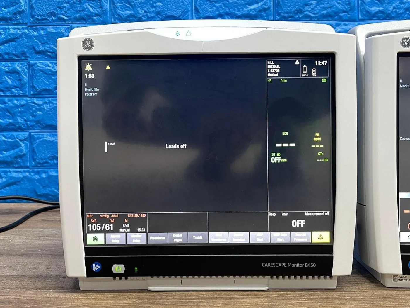 GE B450 Patient Monitor YOM: 2018 - 5