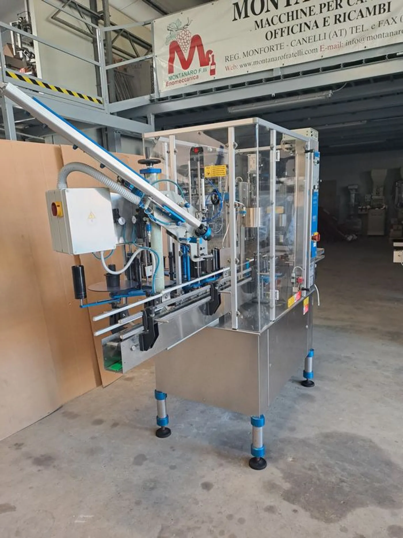 ADHESIVE LABELLING MACHINE MEB, MODEL ADL 02, WITH 2 STATIONS, SECOND HAND EQUIPMENT - 7