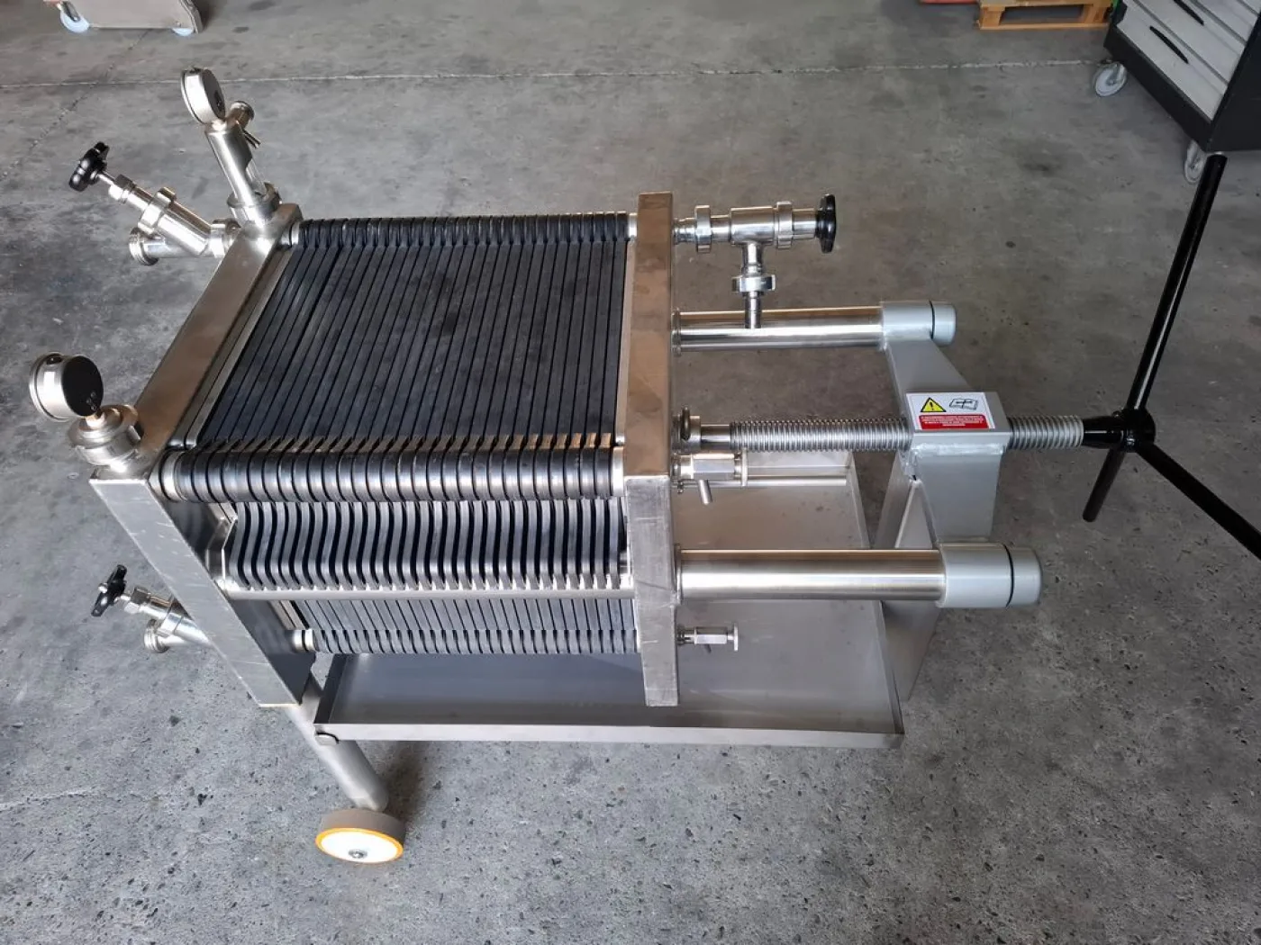 SEITZ ZENIT V FILTER MODEL 40X40 WITH 30 PLATES, SECOND HAND MACHINE - 4