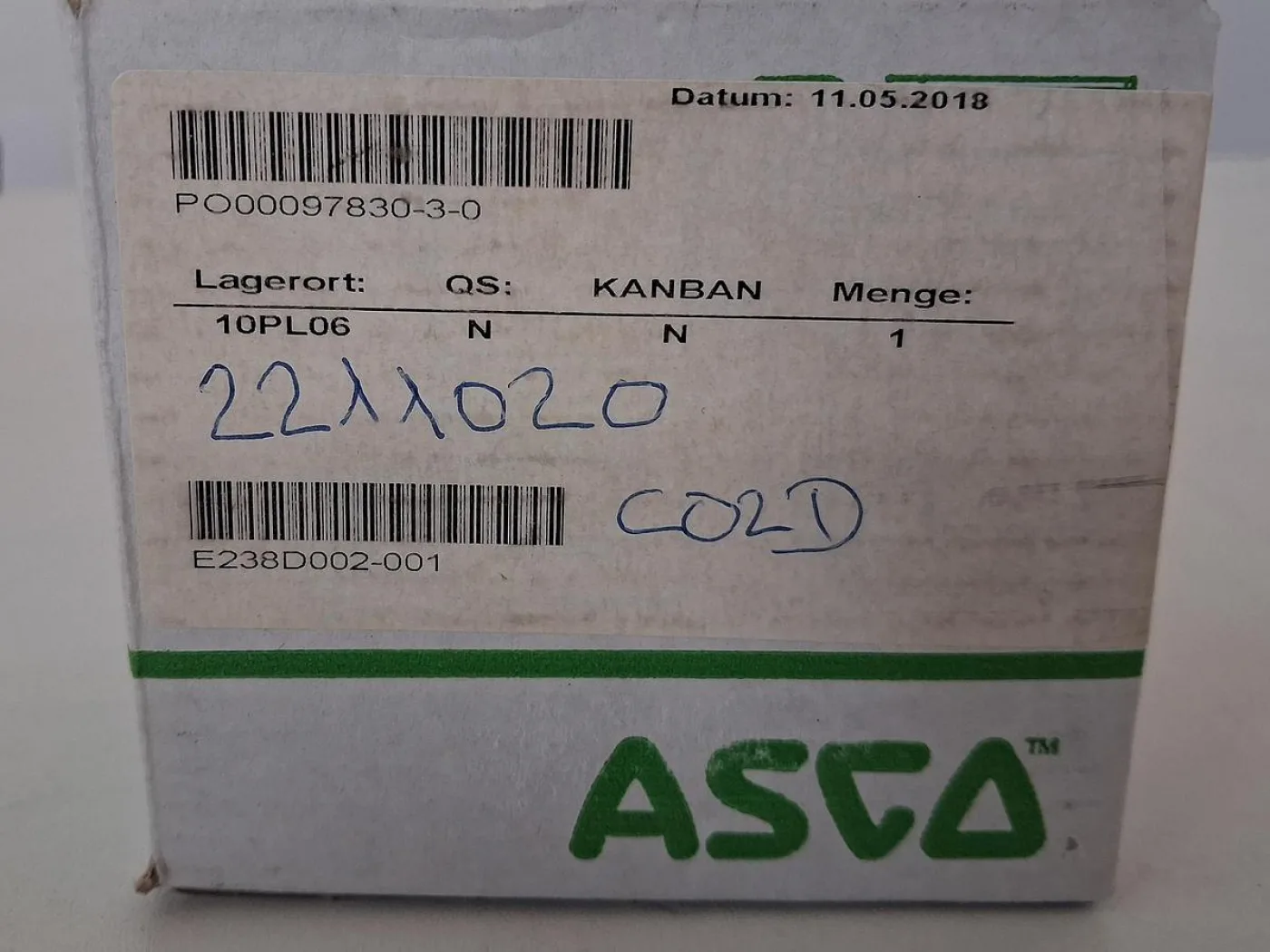 ASCO 221A020 Magnetventil 24 V DC Ventilkörper - 8