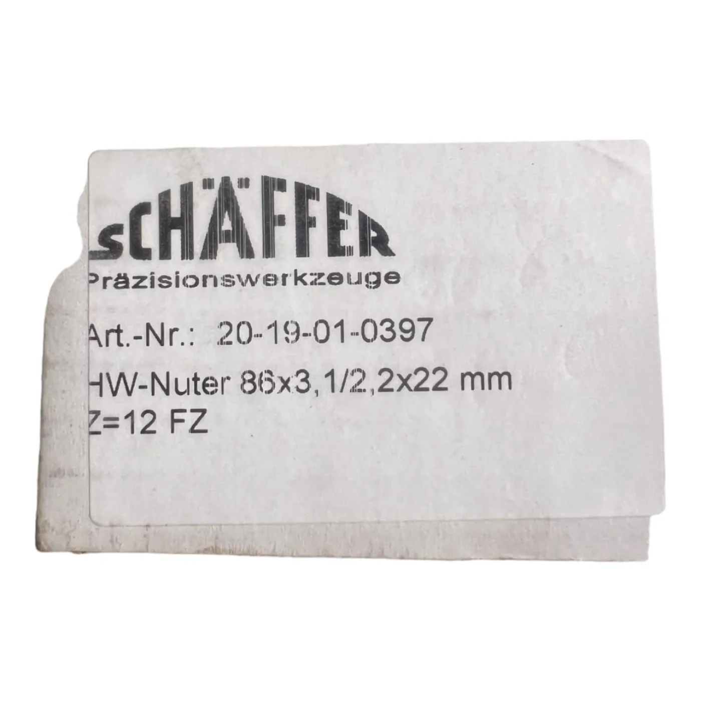 HW-Nuter 86x3,1/2,2x22 mm von Schaffer Präzisionswerkzeuge Art.-Nr. 3008322 - 4