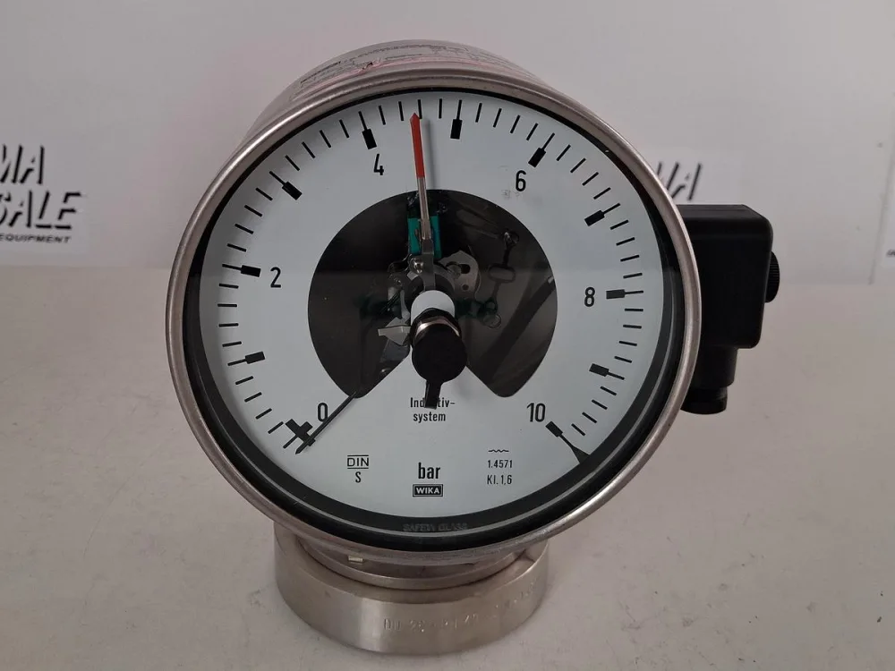 WIKA NG160 Pressure Gauge 0–10 bar with Inductive Contact