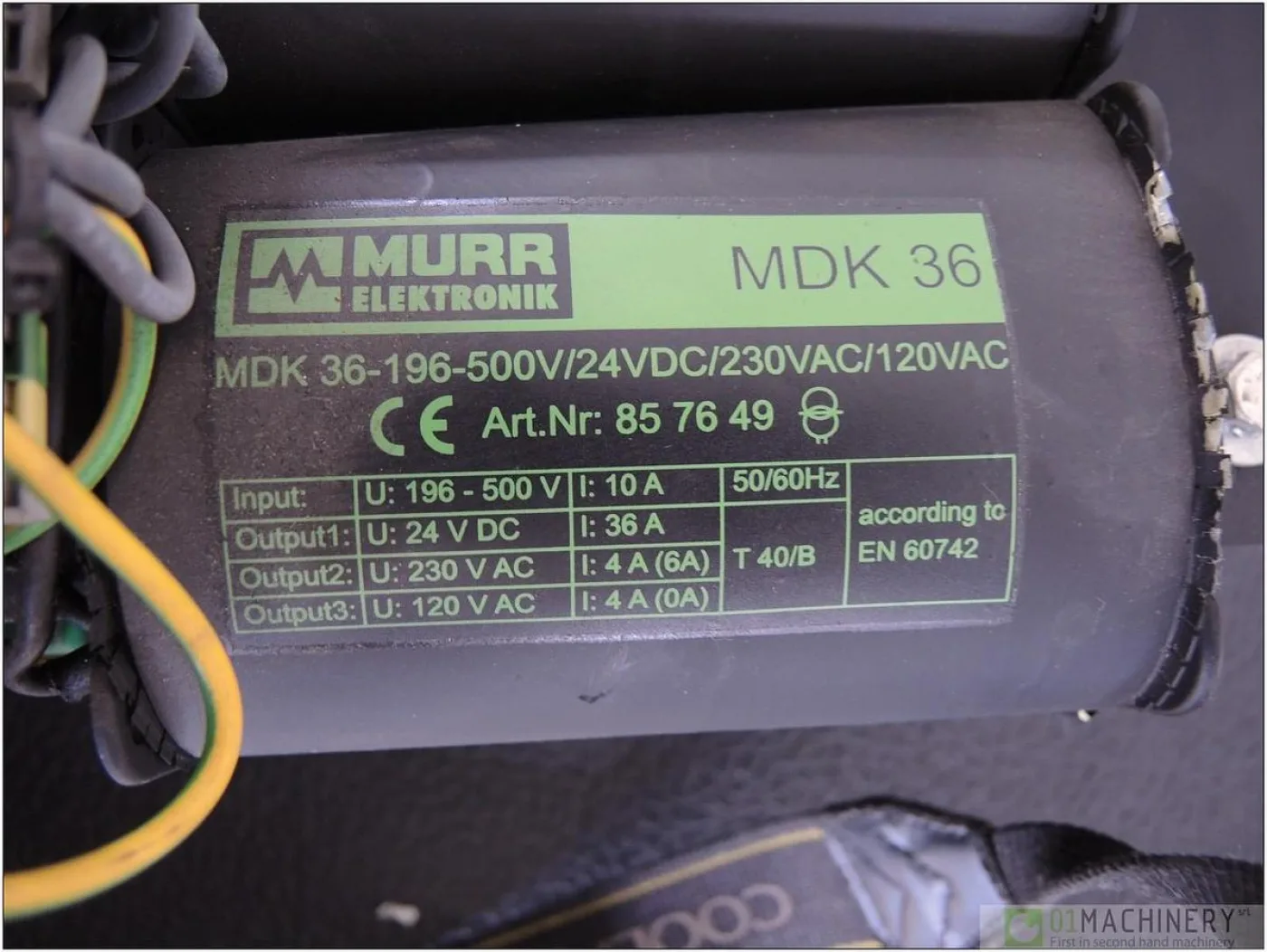 1999 MURR ELEKTRONIK MDK 36 AI2982 - 3