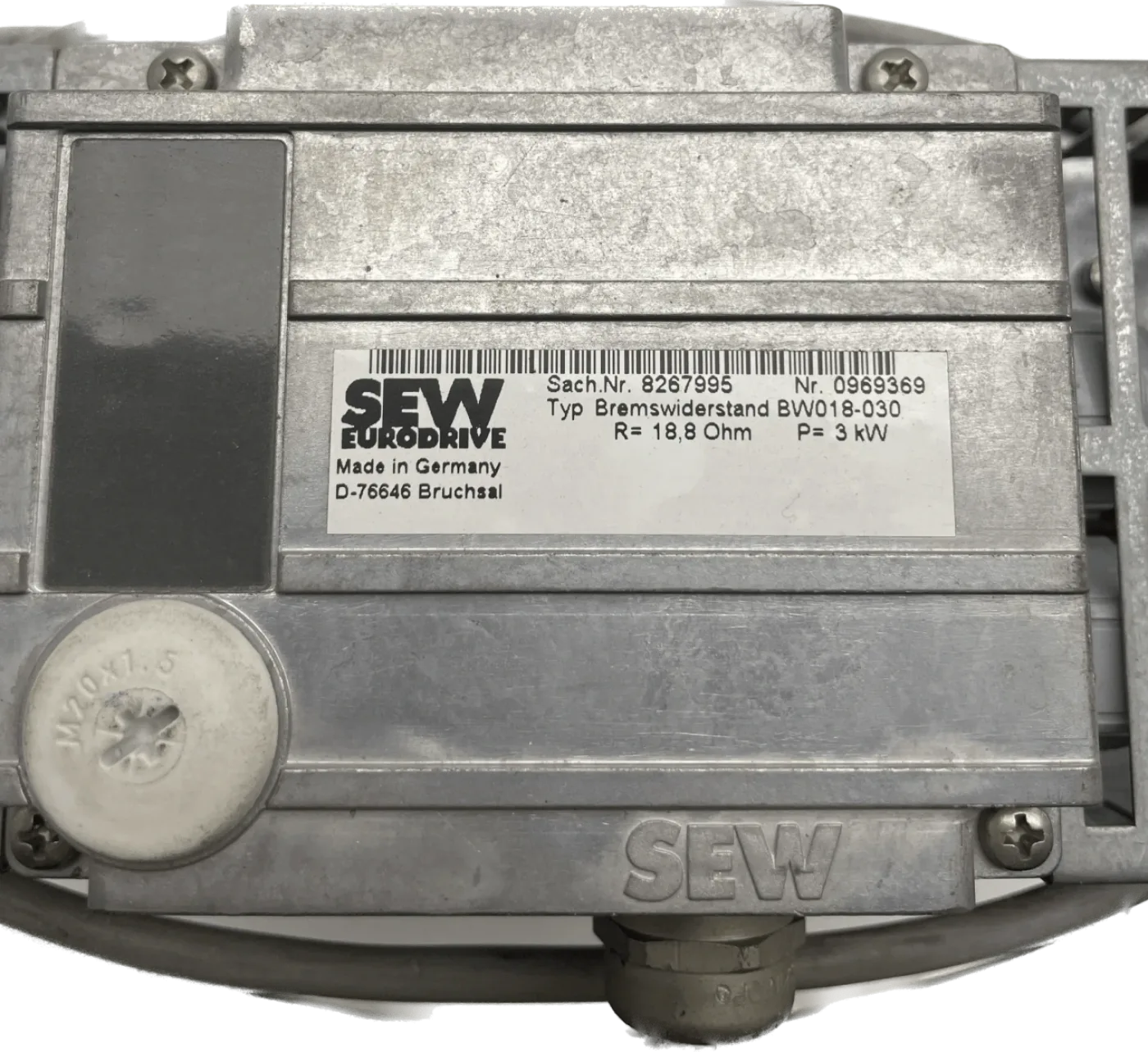 SEW-Eurodrive Bremswiderstand 18,8 Ohm / 3kW - 1