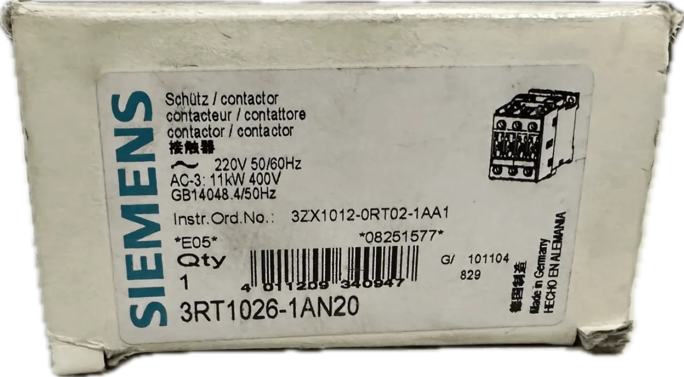 Siemens Leistungsschütz 3RT1026-1AN20 - 3