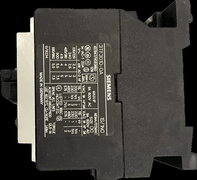 Siemens SCHUETZ BAUGROESSE 0 3TF3010-0AD2