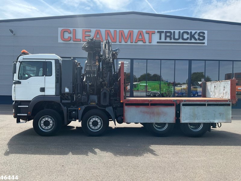 MAN TGA 41.363 8x4 Manual Full steel Hiab 80 Tonmeter laadkraan + Fly-Jib