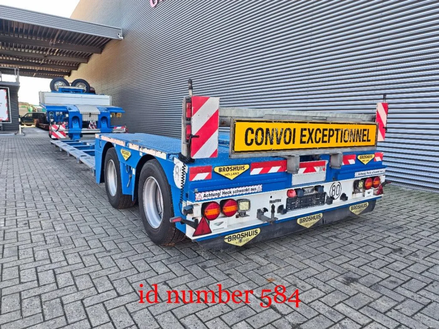 Broshuis 2 ABD-38/1 4.75 M Extandable Spinbed - 4