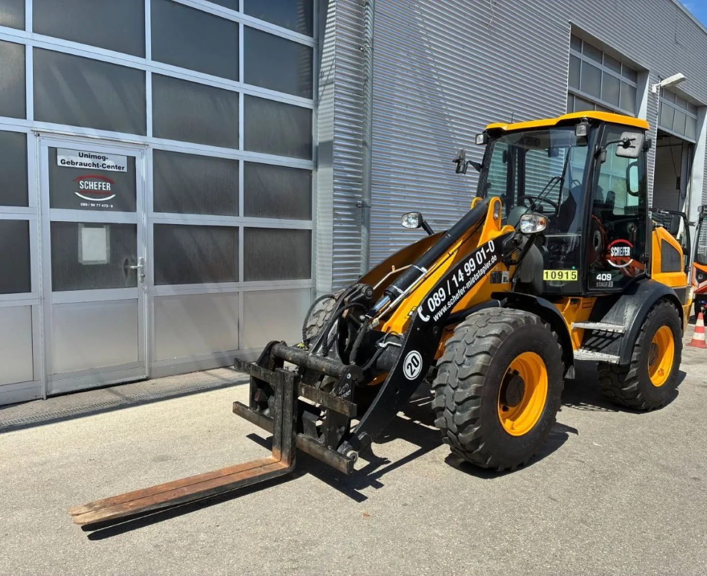 Frontstapler JCB 409 Kompaktradlader (2023) - 1