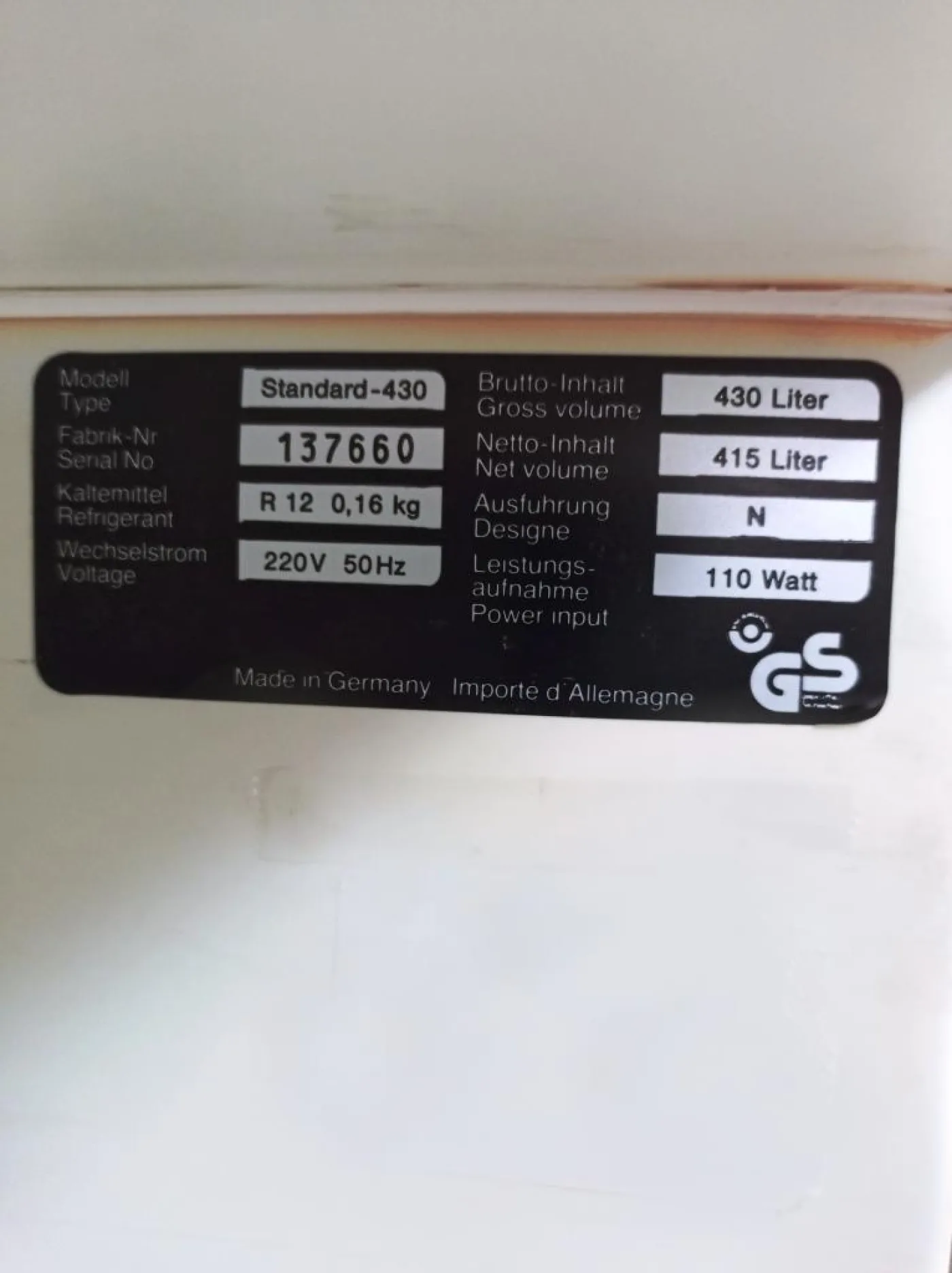 ARMADIO TERMOSTATICO – KIRSCH – MOD. STANDARD 430 - 2