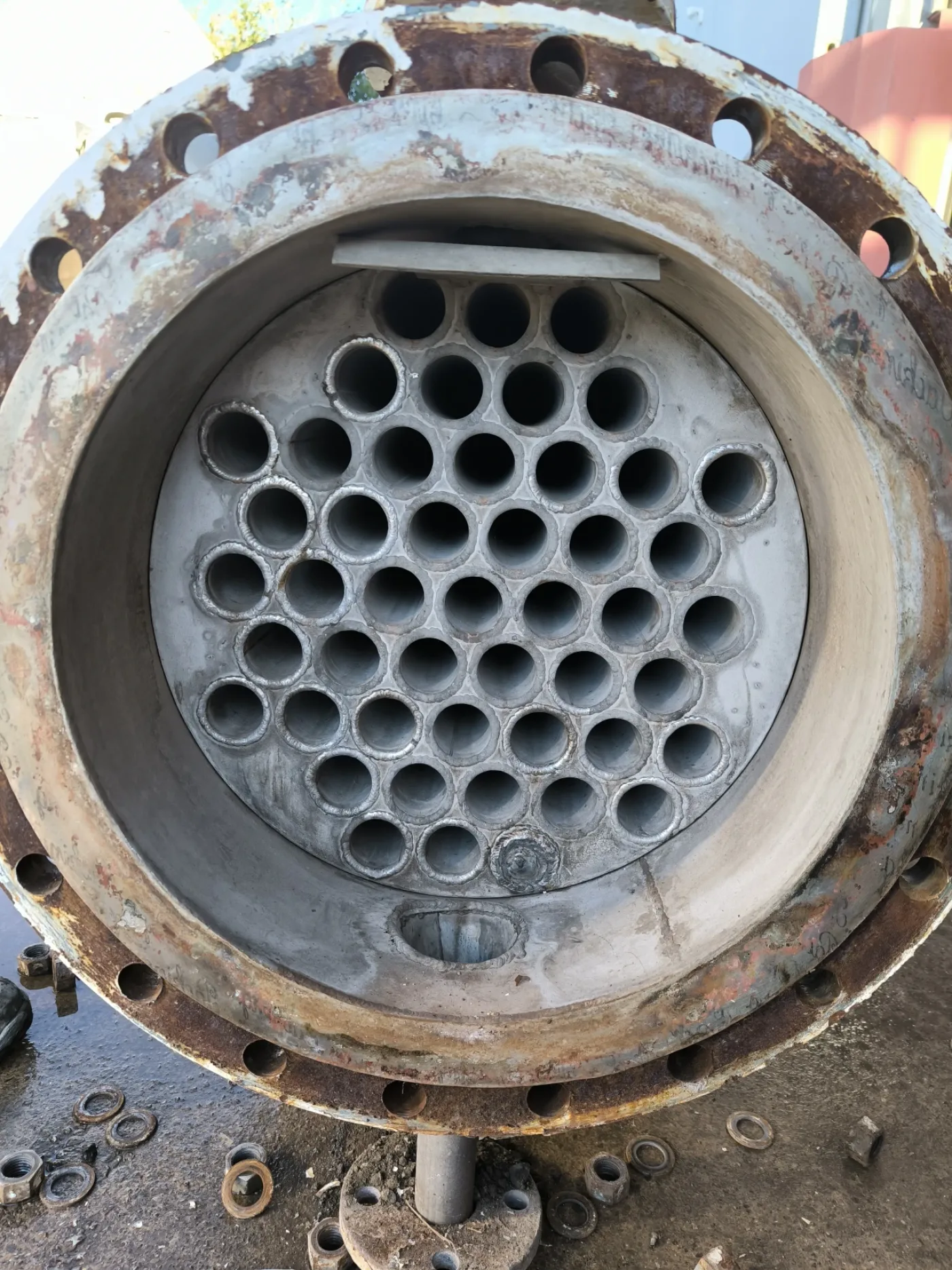 STAINLESS STEEL TUBULAR HEAT EXCHANGER 11.5 M2 MOINTER - 5