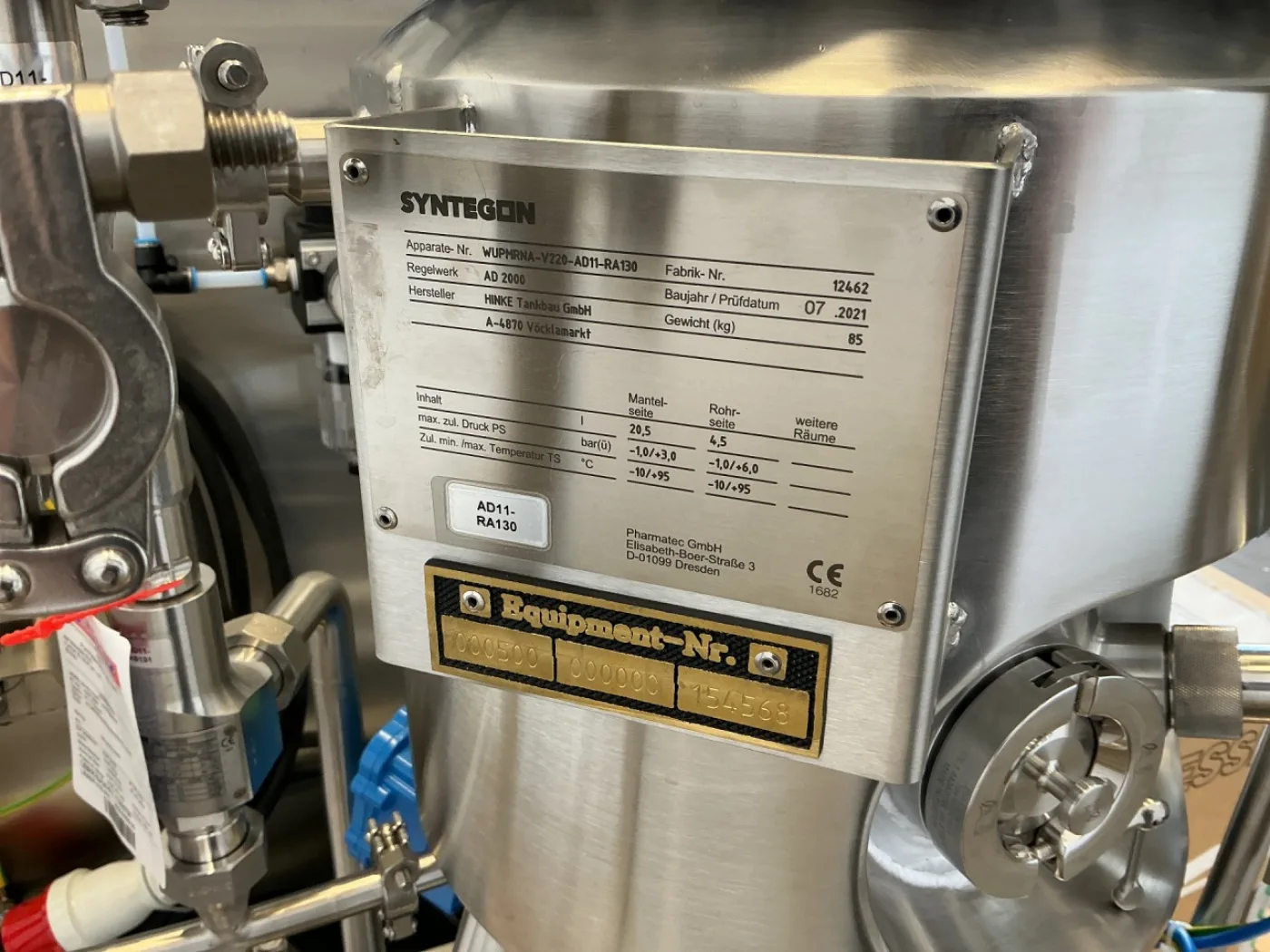 Pharmatec GmbH 15 Ltr mobile pharma reactor - NEW - Bioreactor - 5