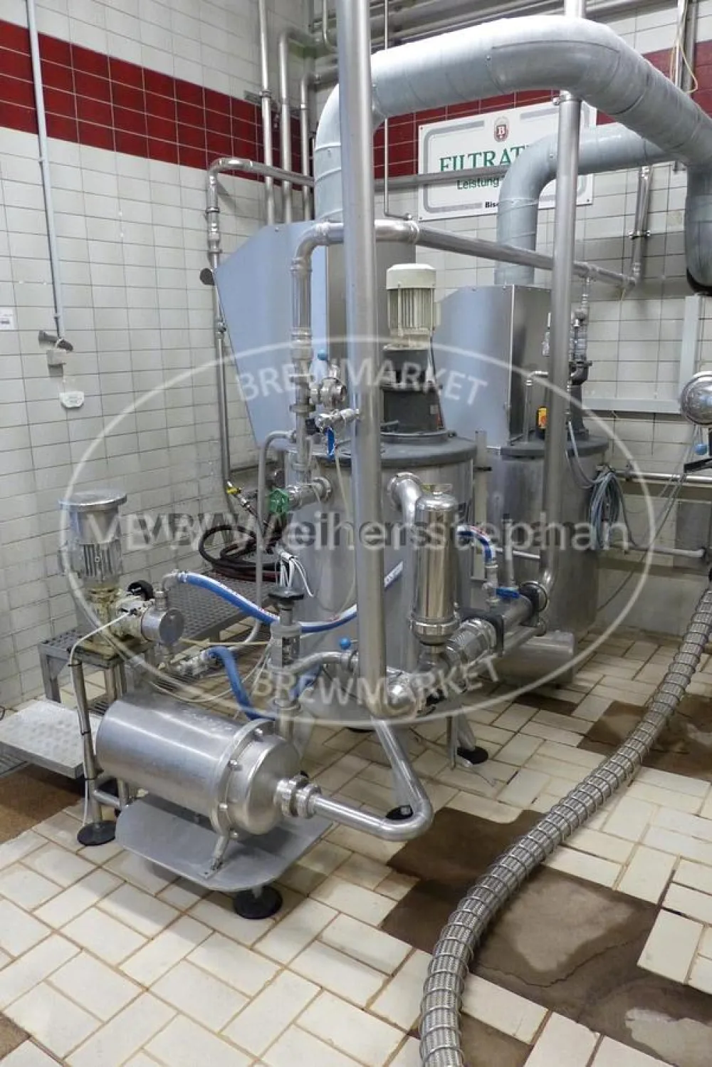 Kieselgur dosing system