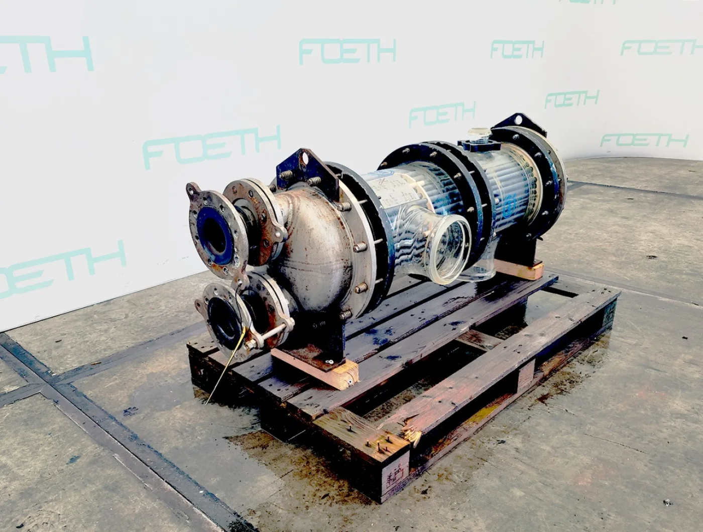 QVF Glasstechnik S-ROB64/300/SH/2/SIC 6,4m² - Shell and tube heat exchanger - 2