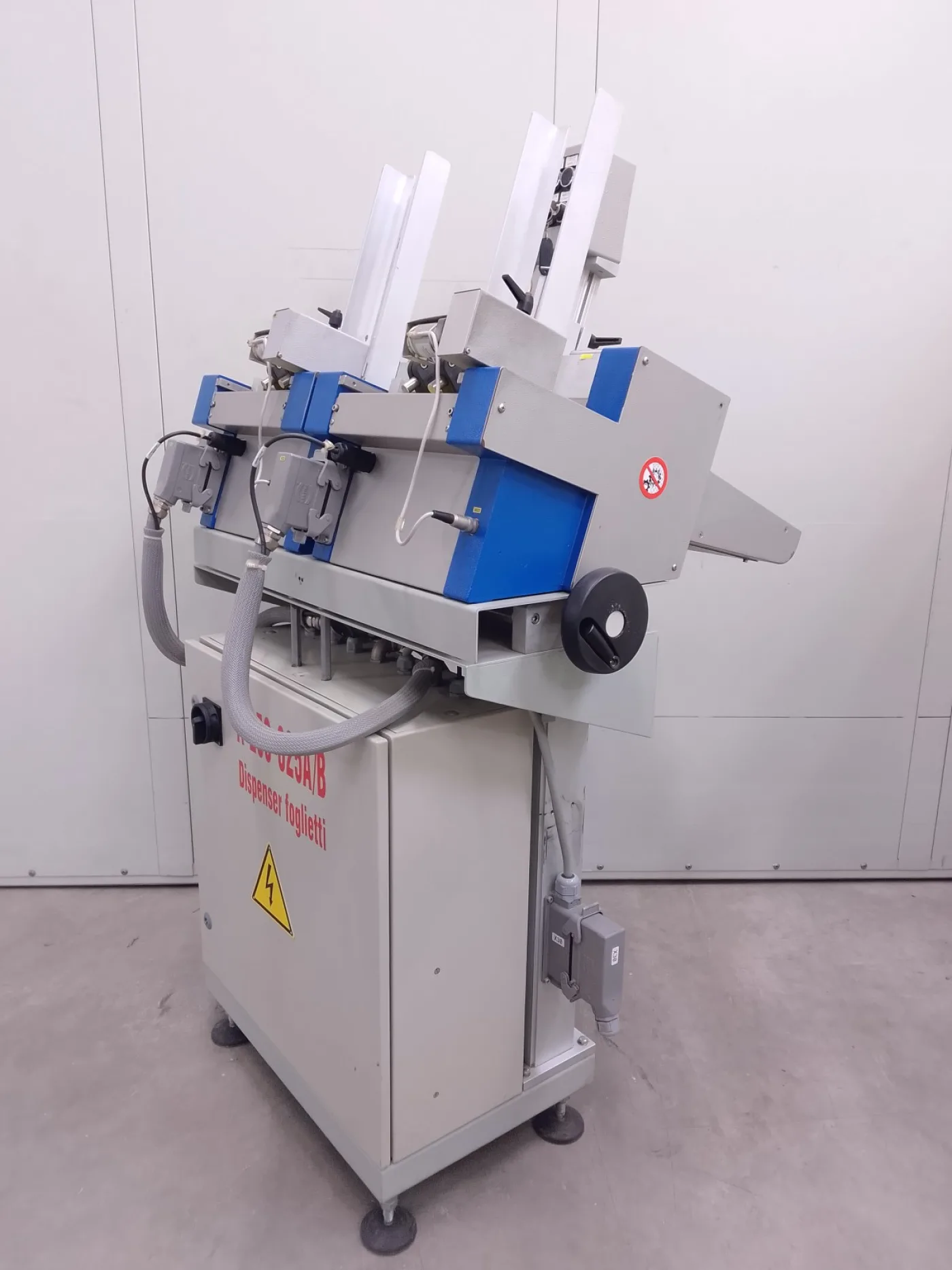 ALIMENTATORE DI FOGLIETTI ILLUSTRATIVI – ETIPACK – MOD.WHIZZY 210 / SISTEMA SPECIALE A-250-025A/B - 2