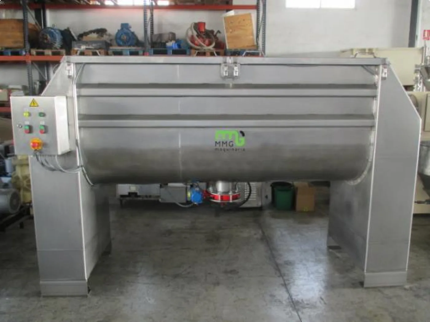 Mezcladora de bandas en acero inoxidable con capacidad de 1.500 litros - 1
