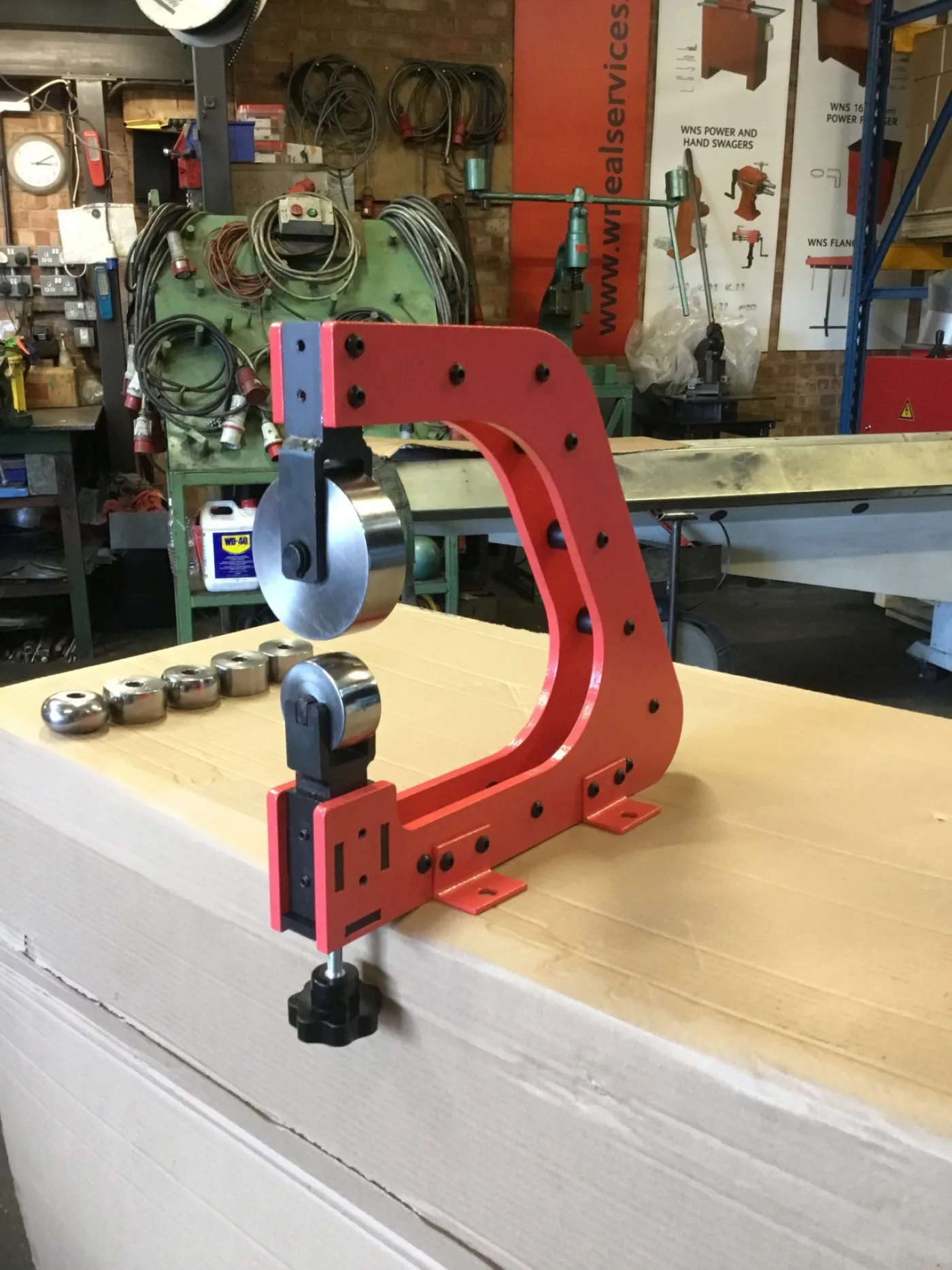 WNS Fabricated English Wheeling Machine 190mm - WNS - W. Neal Services Ltd - 8