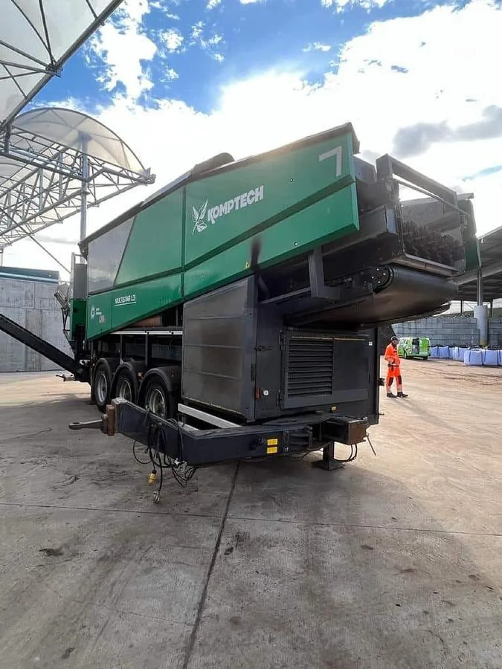 2017 Komptech Multistar L3 Type 4 Mobile Star Screen Screener
