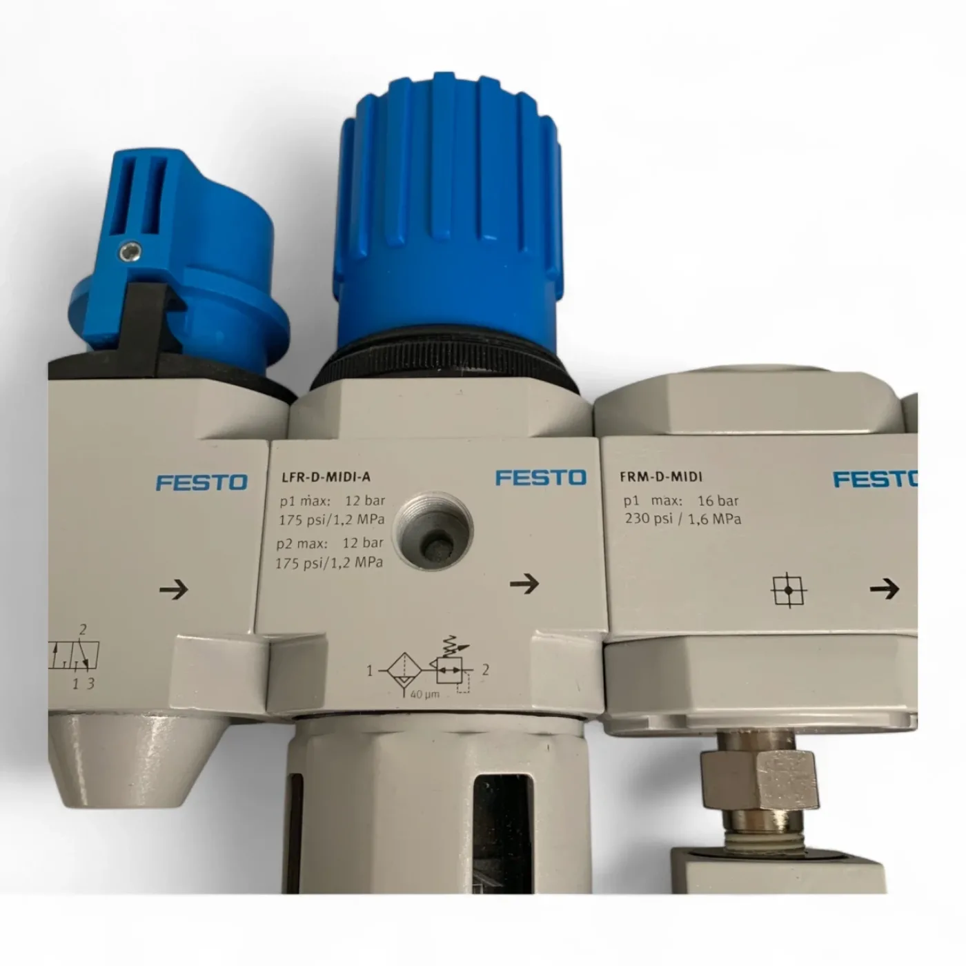 FESTO Wartungseinheit FRC-1/4-D-MIDI-KC-A 185820 - 8