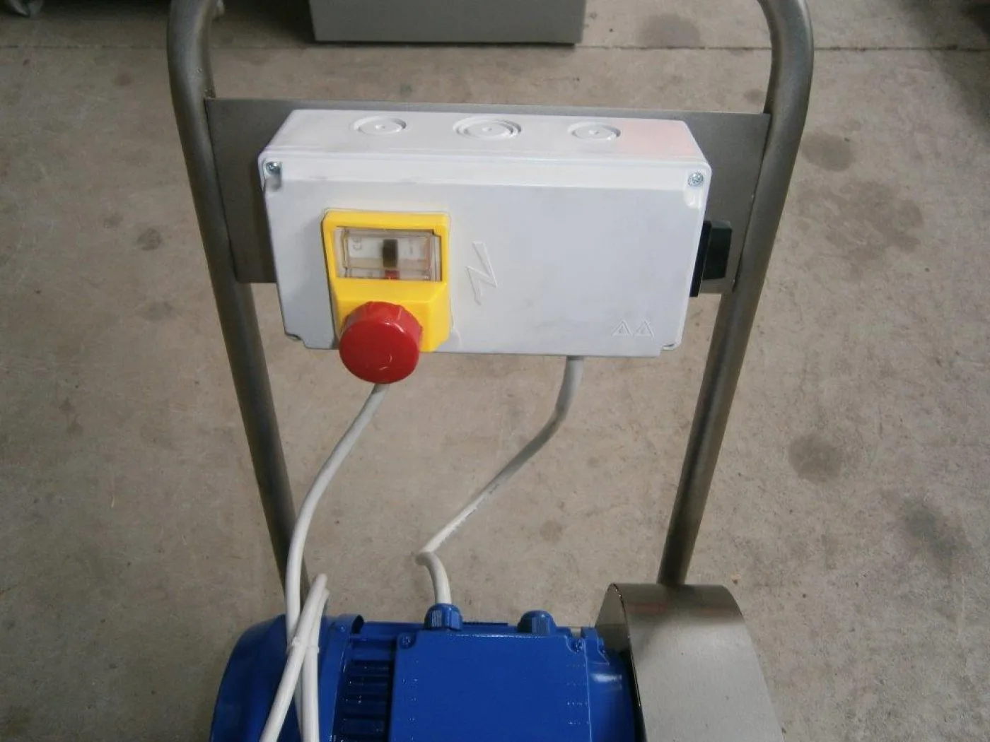 PUMP – ELECTRIC PUMP IN STAINLESS STEEL WITH FOOD NEOPRENE IMPELLER MOD. EURO 60 2 SPEED WITH RUBBER REDUCTION PULLEY THREE PHASE 380 VOLT NEW MACHINE - 5
