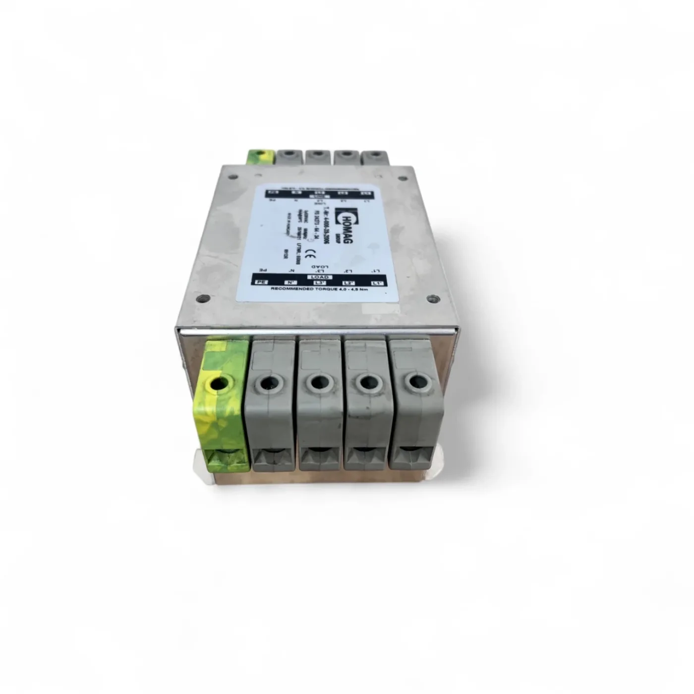 HOMAG Netzfilter 3x0…520V +N 64A 50/60Hz Typ 4-008-39-2006 - 4