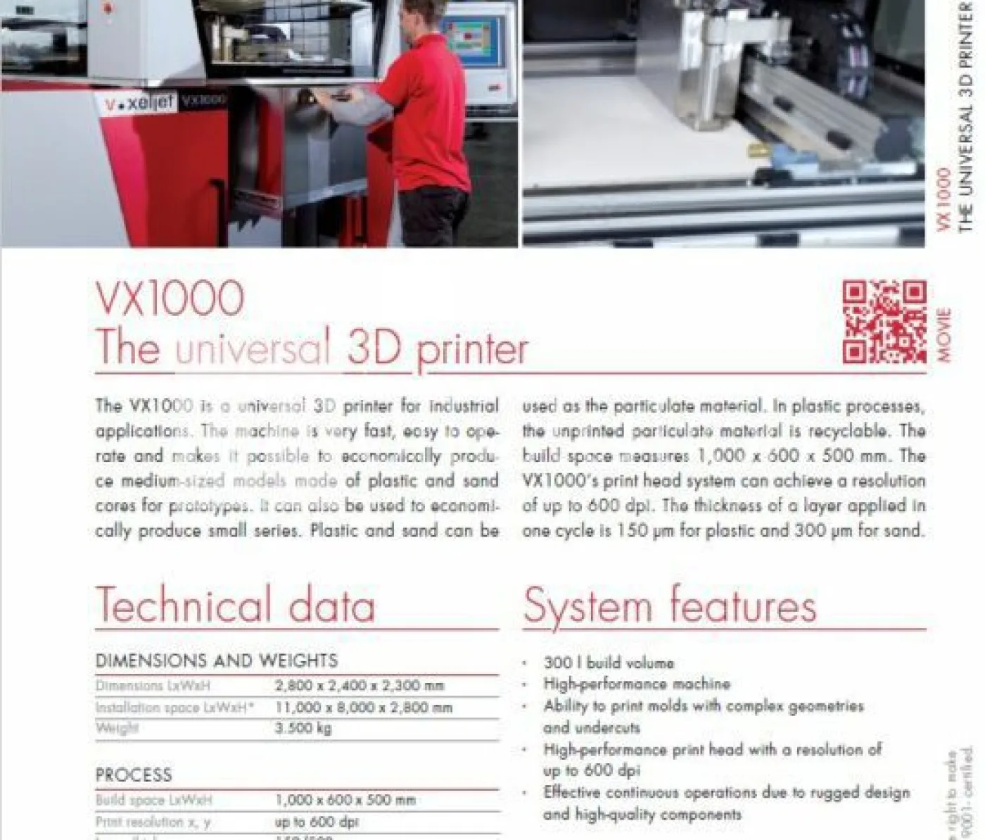 VOXELJET – VX1000 Phénolic - 3