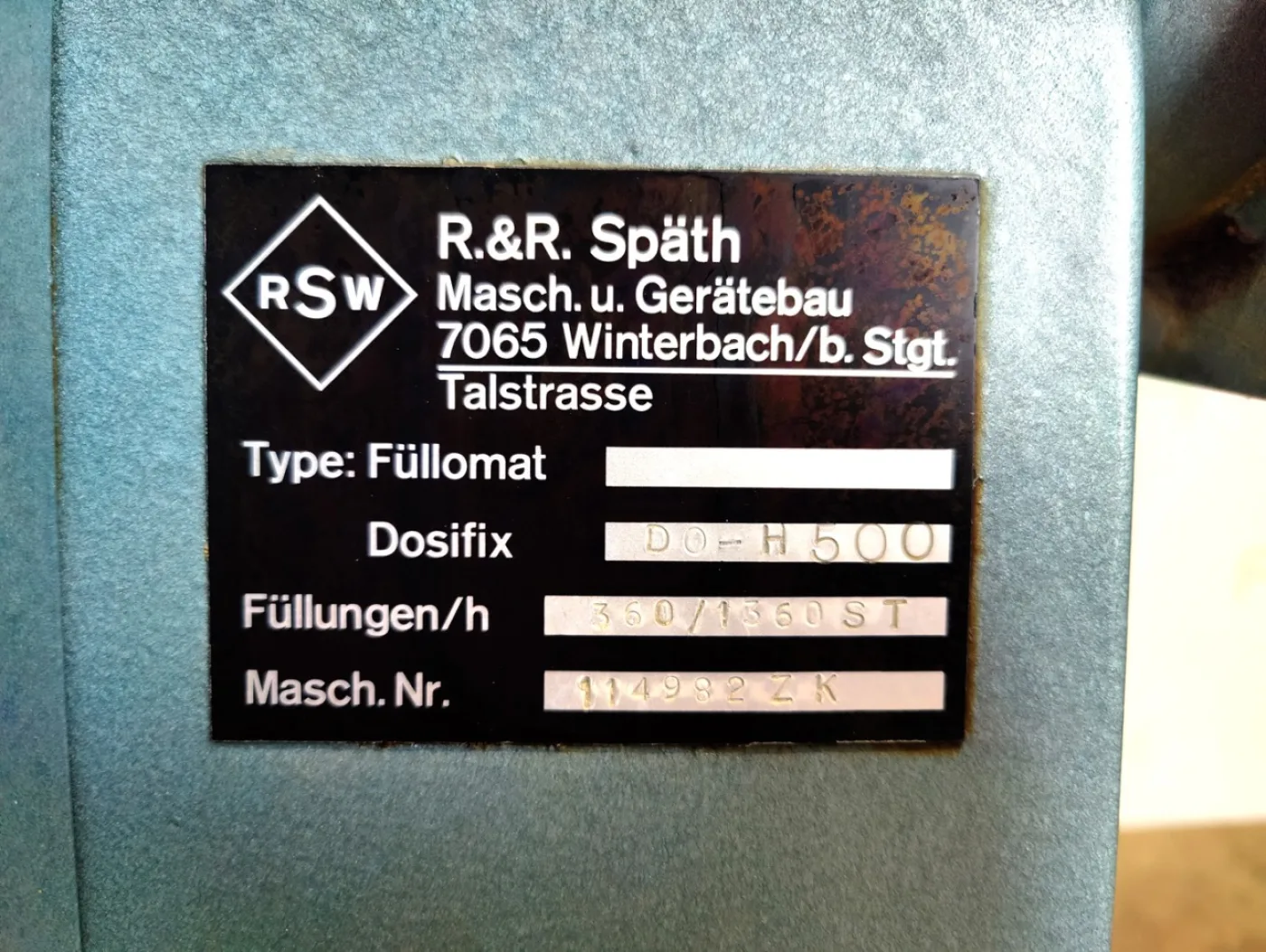 R&R Späth DO-H500 - Piston filler - 5