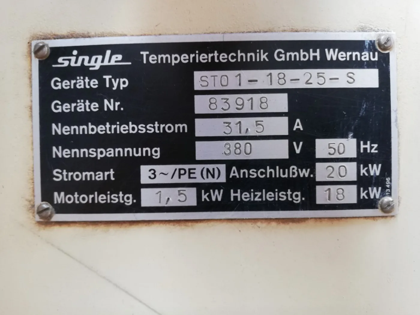 Single Temperiertechnik STO1-18-15-S - Temperature control unit - 8