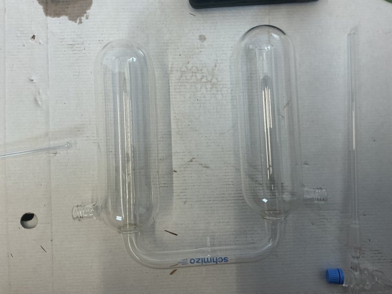 SCHMIZO AG 10 L Brown glass reactor Skid - Glass-lined Reactor