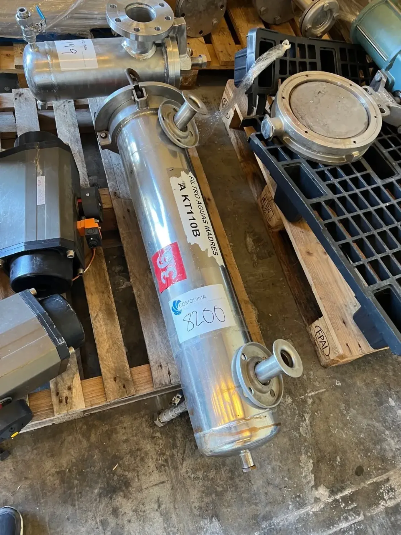 USED STAINLESS STEEL GAF FILTER 30 LITERS - 5