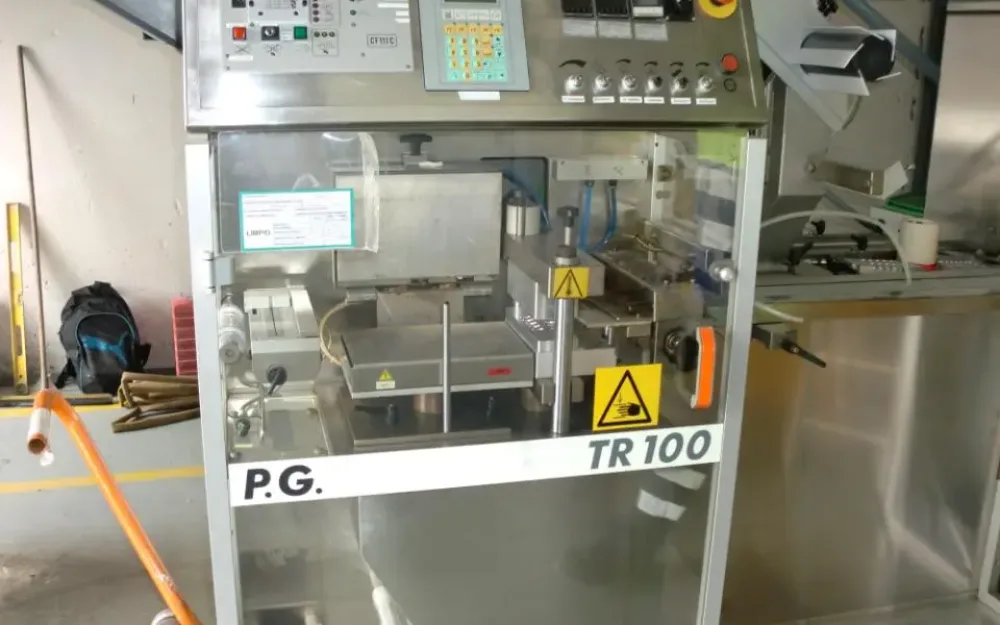 USED PRECISION GEARS LTD TR-100 BLUING MACHINE