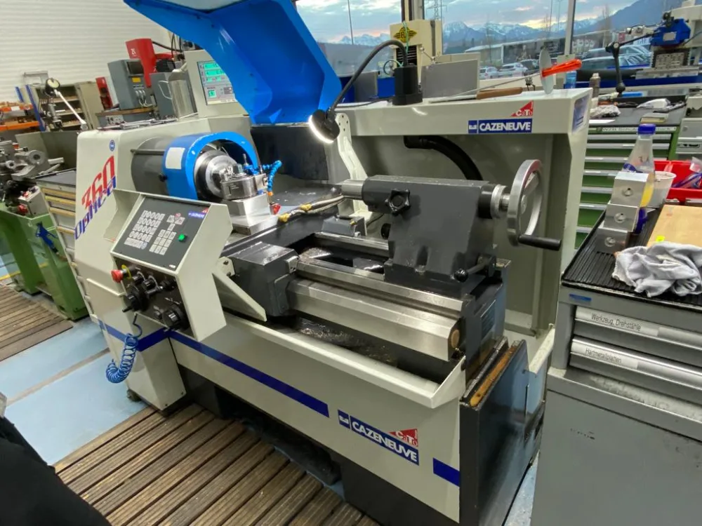 Teach in lathe – Cazeneuve Optica 360