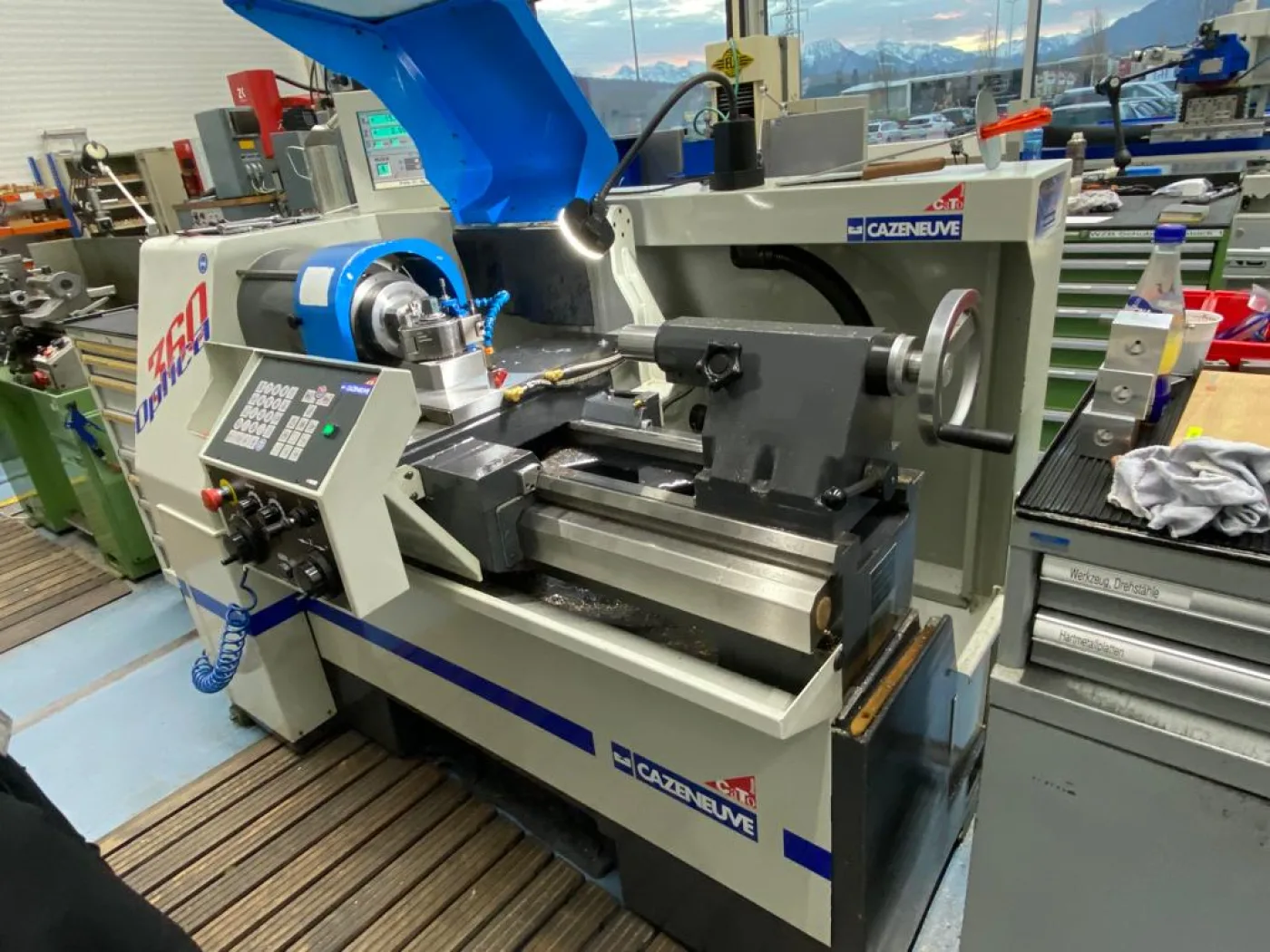 Teach in lathe – Cazeneuve Optica 360 - 1