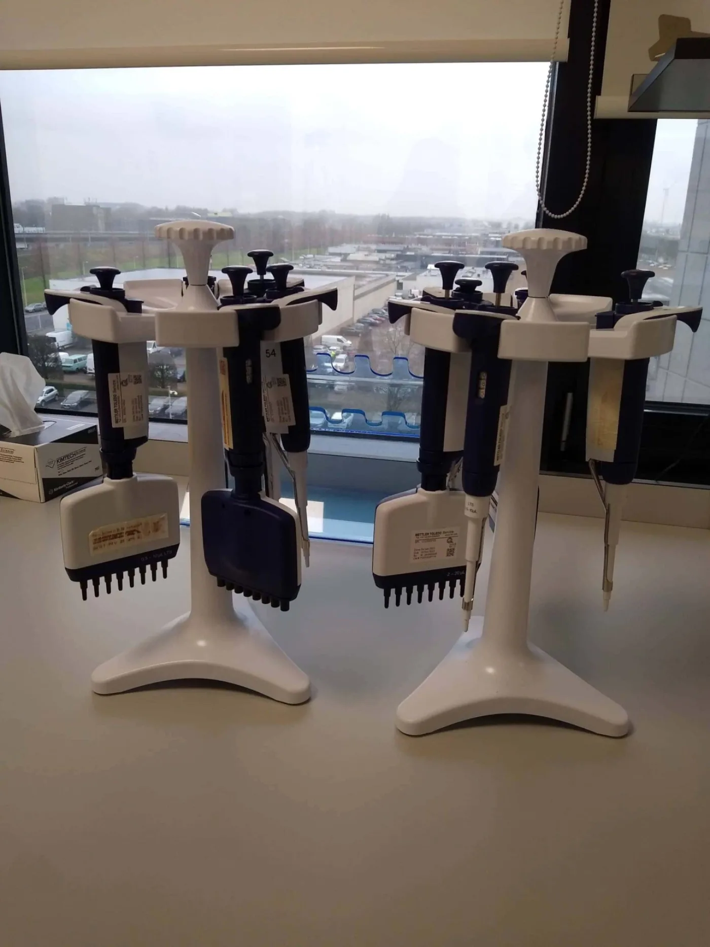 Set van Rainin Pipet-Lite XLS 8 Kanaals Pipetten - 1