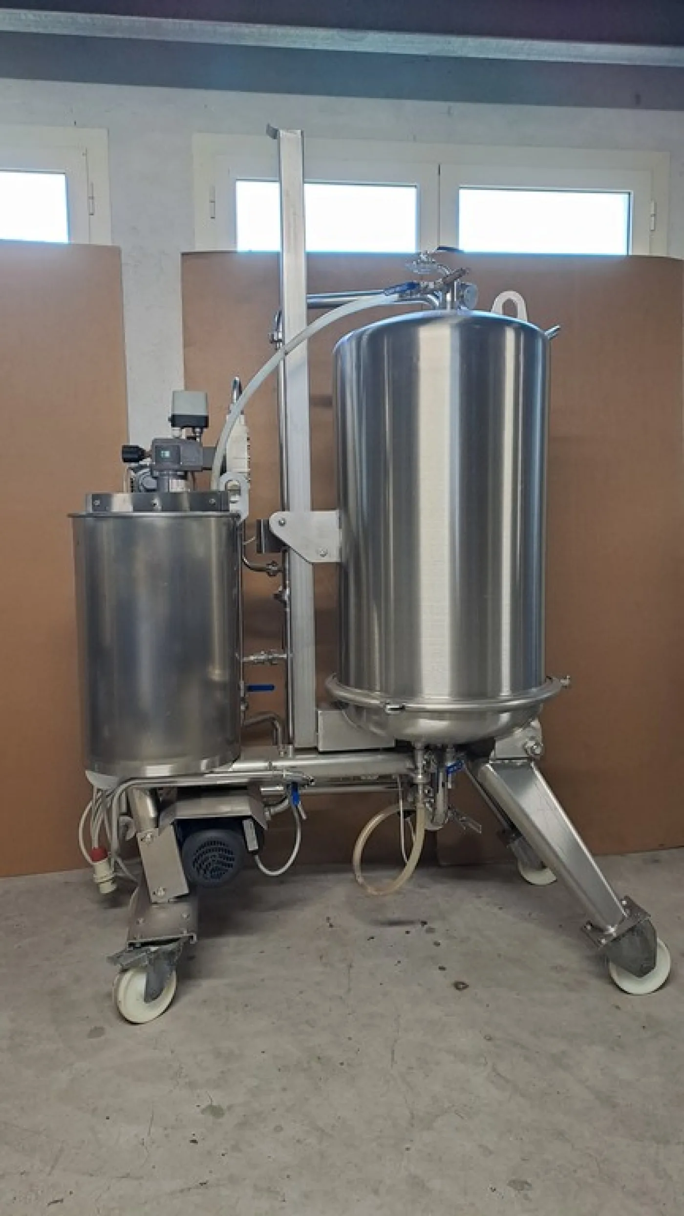 KIESELGUR FILTER SFOGGIA IN STAINLESS STEEL, 5MQ OF FILTERING SURFACE, HORIZONTAL SHEETS, SECOND HAND MACHINE - 4
