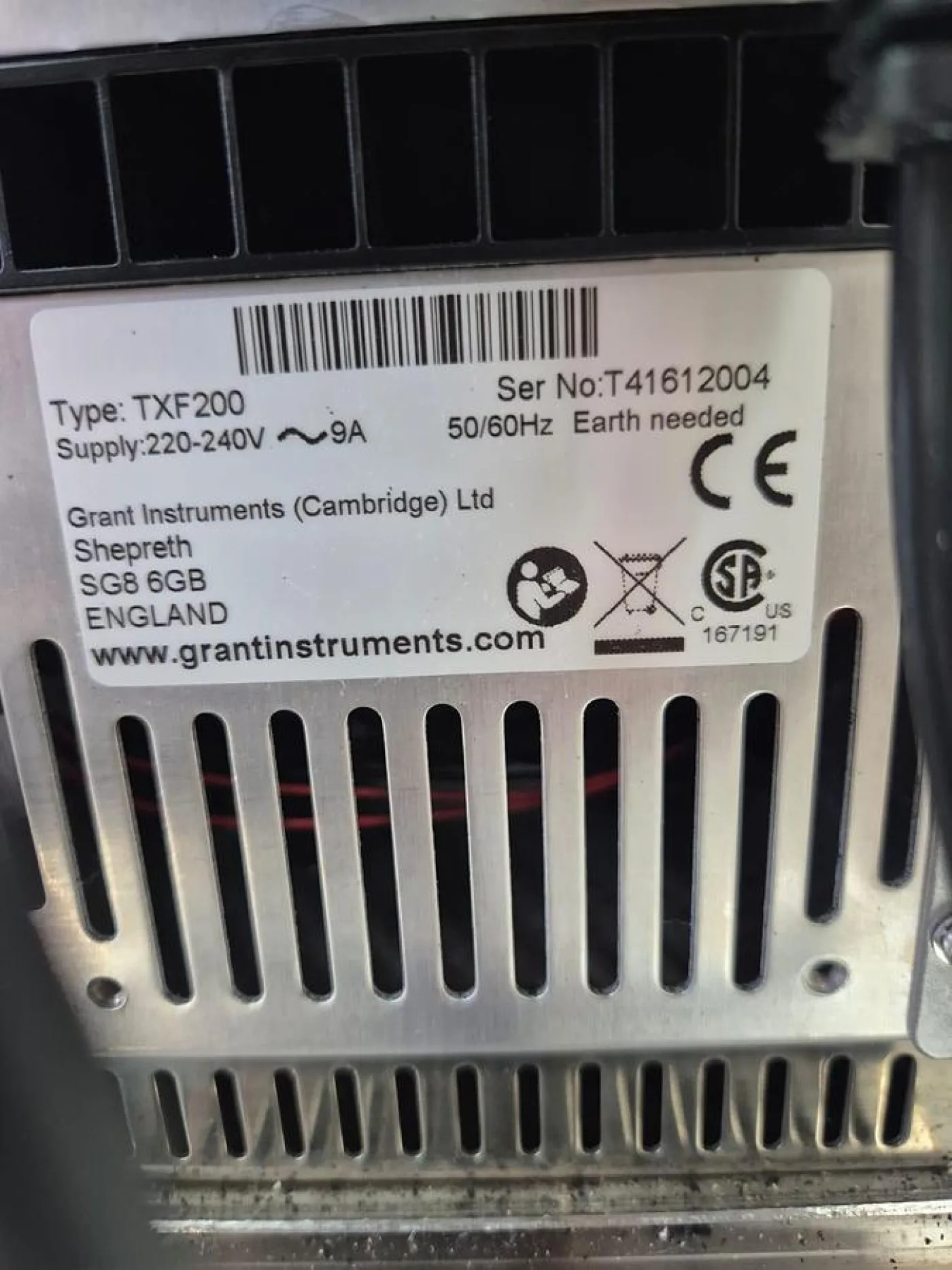 Grant Instruments TXF200 Circulating Bath - 7