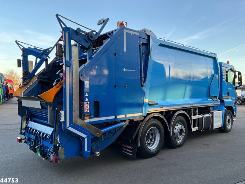 MAN TGS 26.320 Euro 6 Geesink 20m³ + Welvaarts weighing system