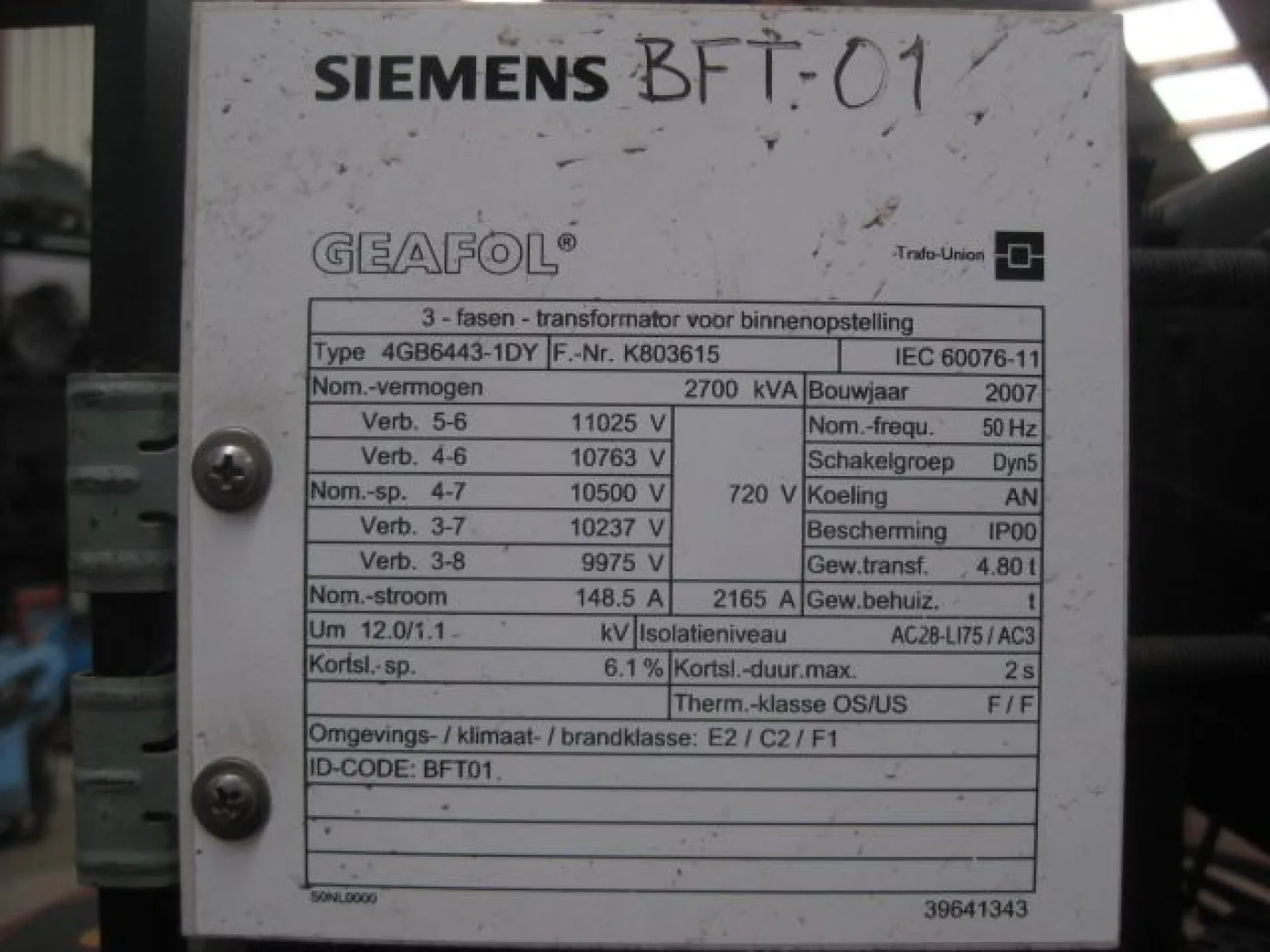 SIEMENS/GEAFOL 4GB6443-1DY - 6