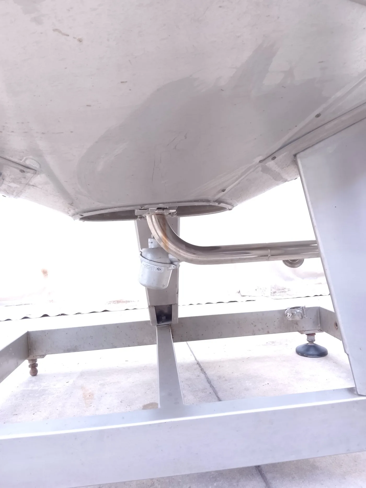 SERBATOIO IN ACCIAIO INOX INCAMICIATO 1000L – USF - 6