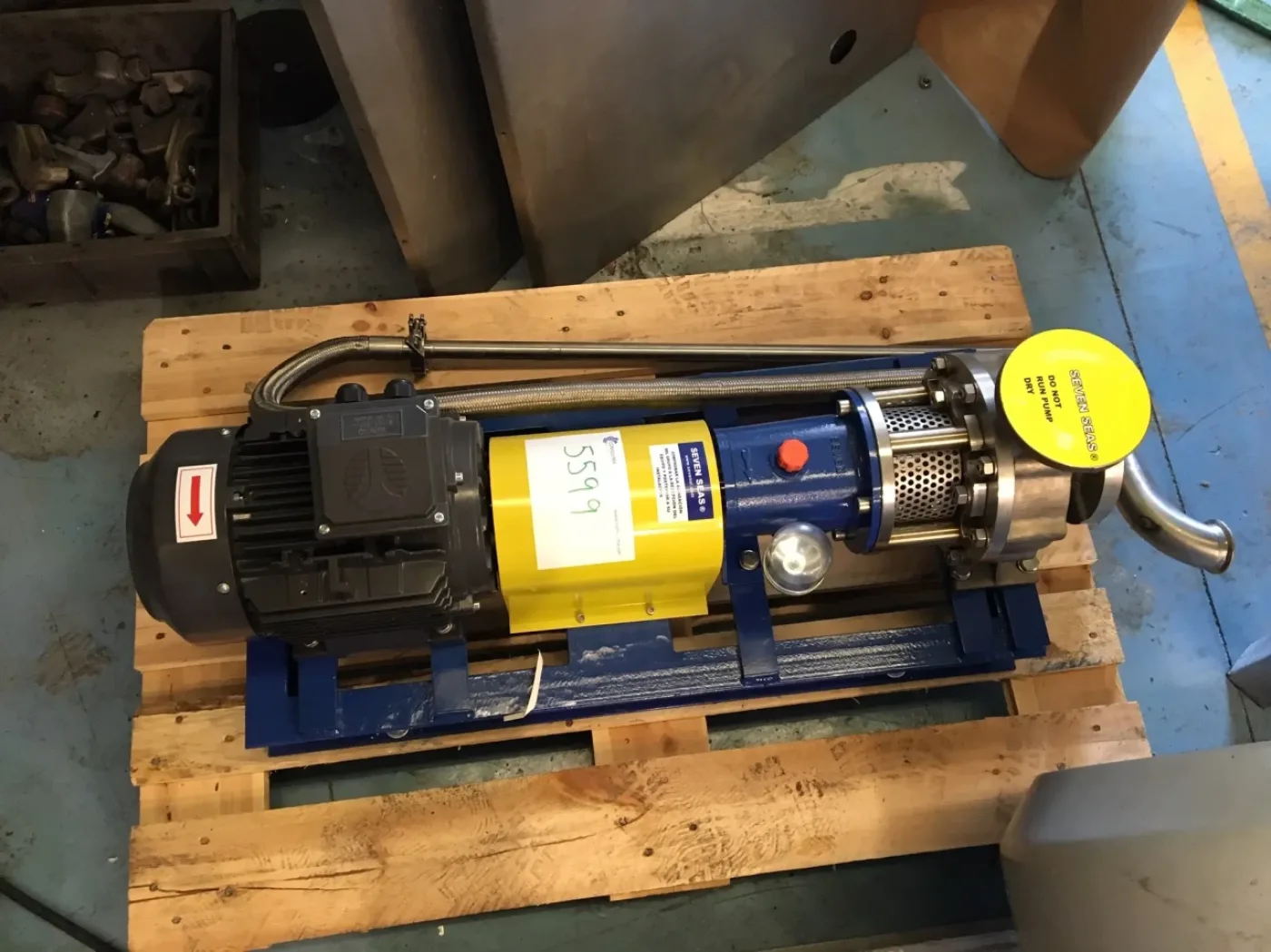 SEVEN BPQ 316 STAINLESS STEEL MECHANICAL SEAL CENTRIFUGAL PUMP - 1