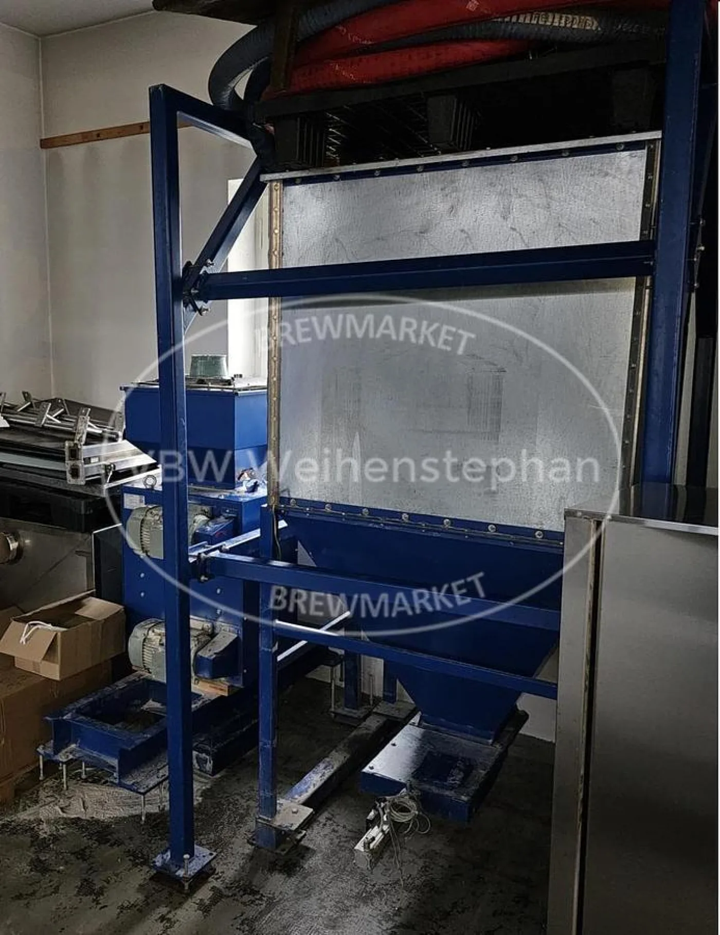 Malt milling plant with bunker - 2
