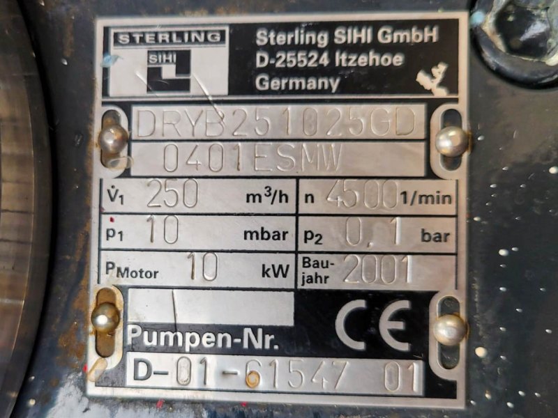 Sihi DRYB251025 GD "EX" - Vacuum pump