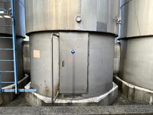 Chaudronnerie Tuyauterie Chaudronnerie Tuyauterie 37000 Litre Vertical Stainless Steel Storage Tank - T3