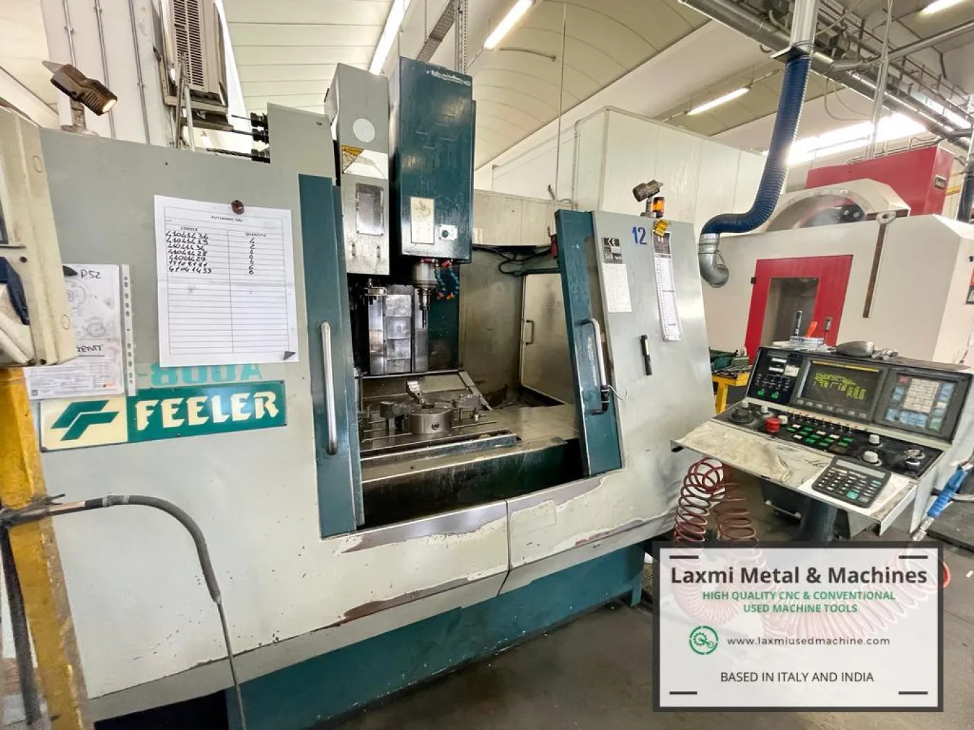 VERTICAL MACHINING CENTER, FEELER - FV 800A - Laxmi Metal & Machines, Rohtak - 2
