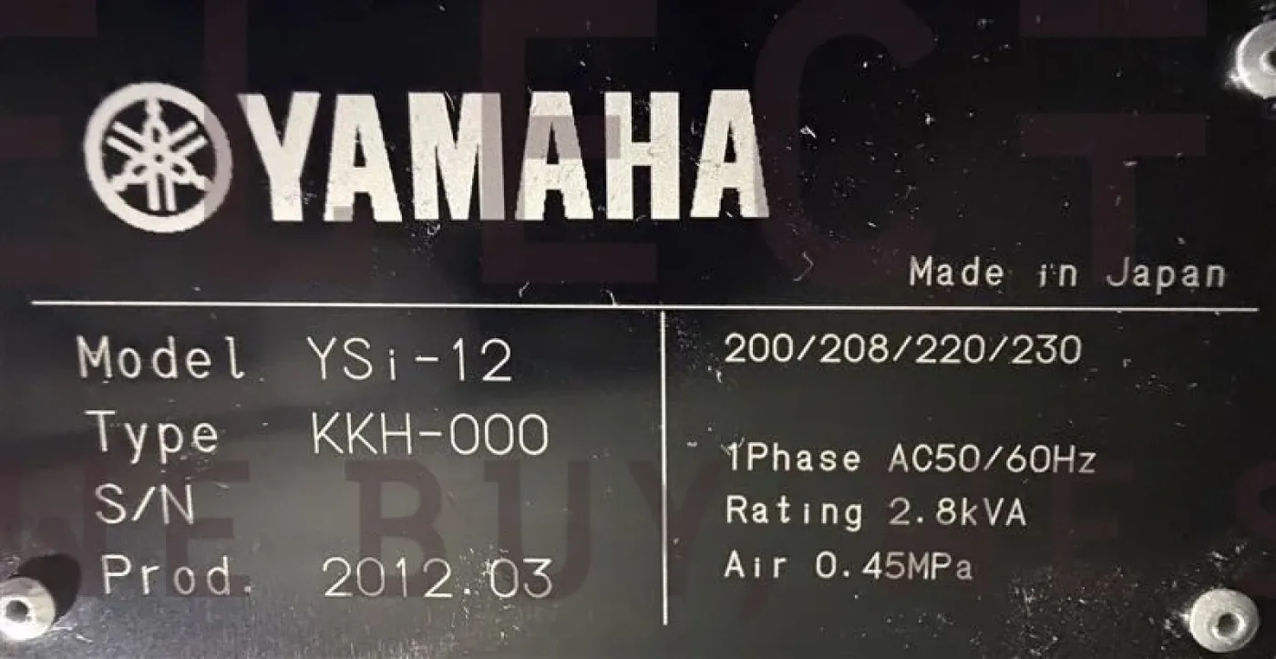 Yamaha YSi-12, placement machine, vintage 2012 - 2
