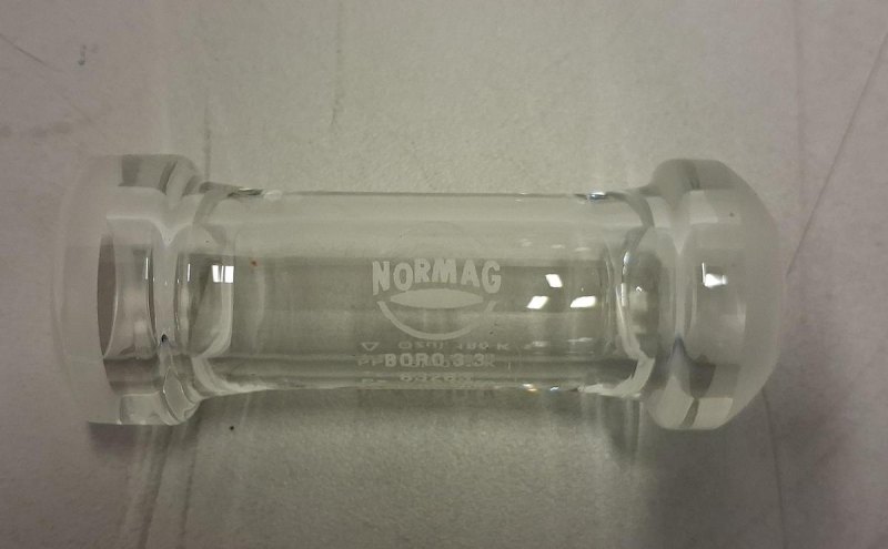Normag Verbindungsrohr PP015/0075-K DN15 aus hochwertigem Borosilikatglas 3.3