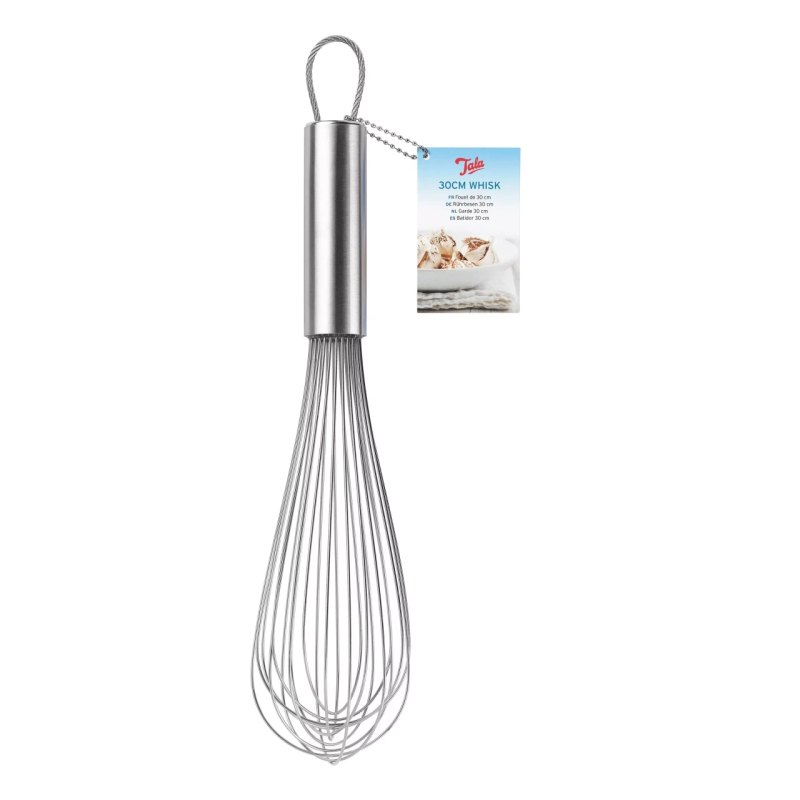 Tala 30 cm Stainless Steel Balloon Whisk (Pack of 6) - islandcatering